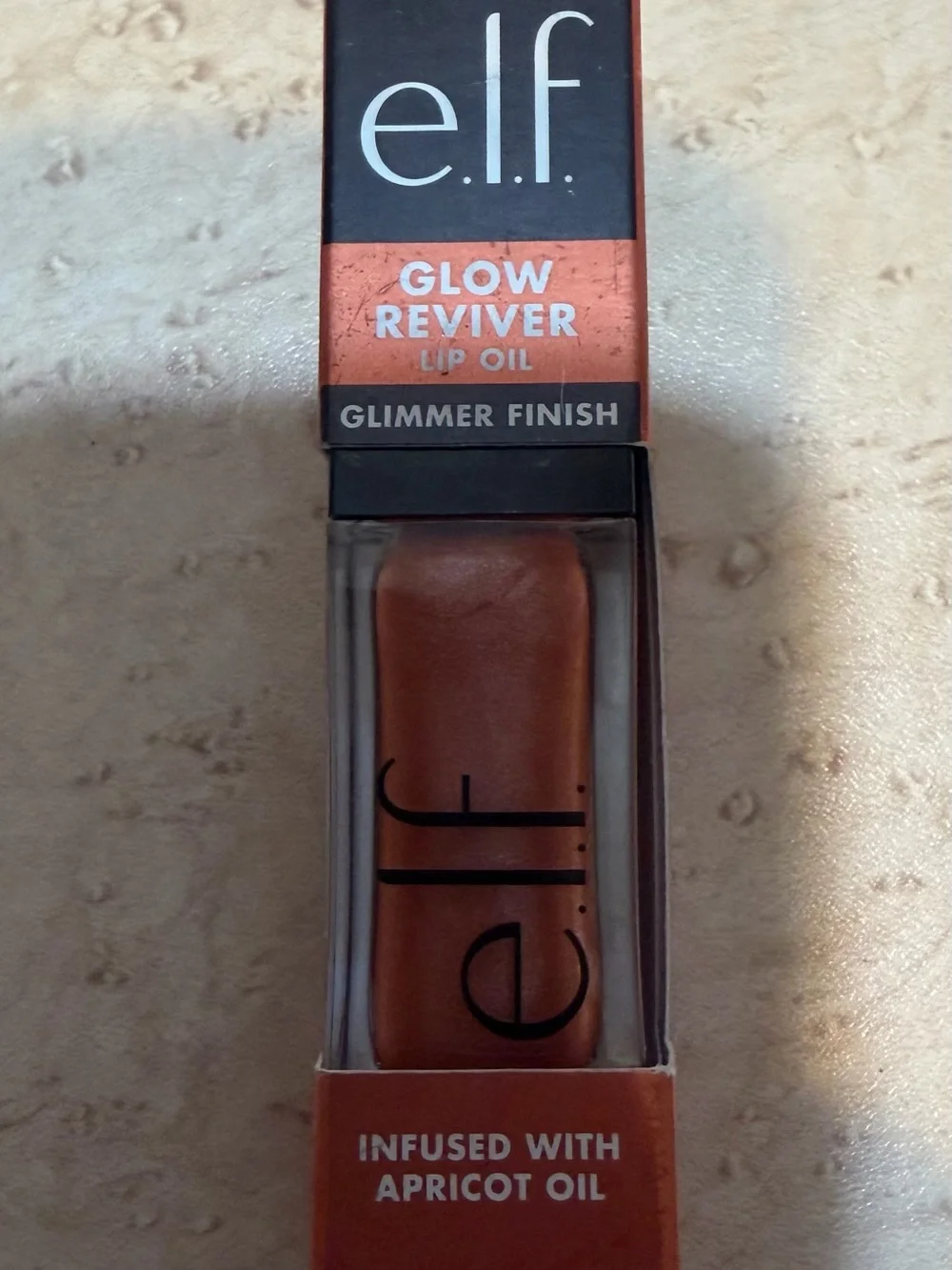 e.l.f. Glow Reviver Lip Oil Glimmer Mint, Candy Coded, 0.25 fl oz